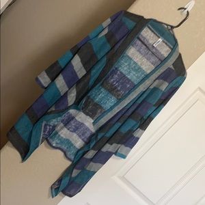 Dearcase blue colorful cardigan